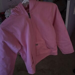 Pink Hooded Carhart Jacket